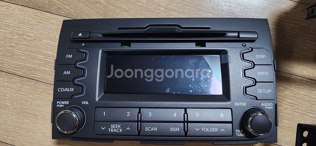 2013년 스포티지R 순정 오디오+커버+브라켓--1