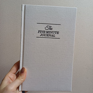 Five minutes journal 감사일기 다이어리