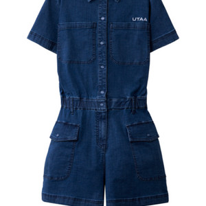 유타 데님점프수트