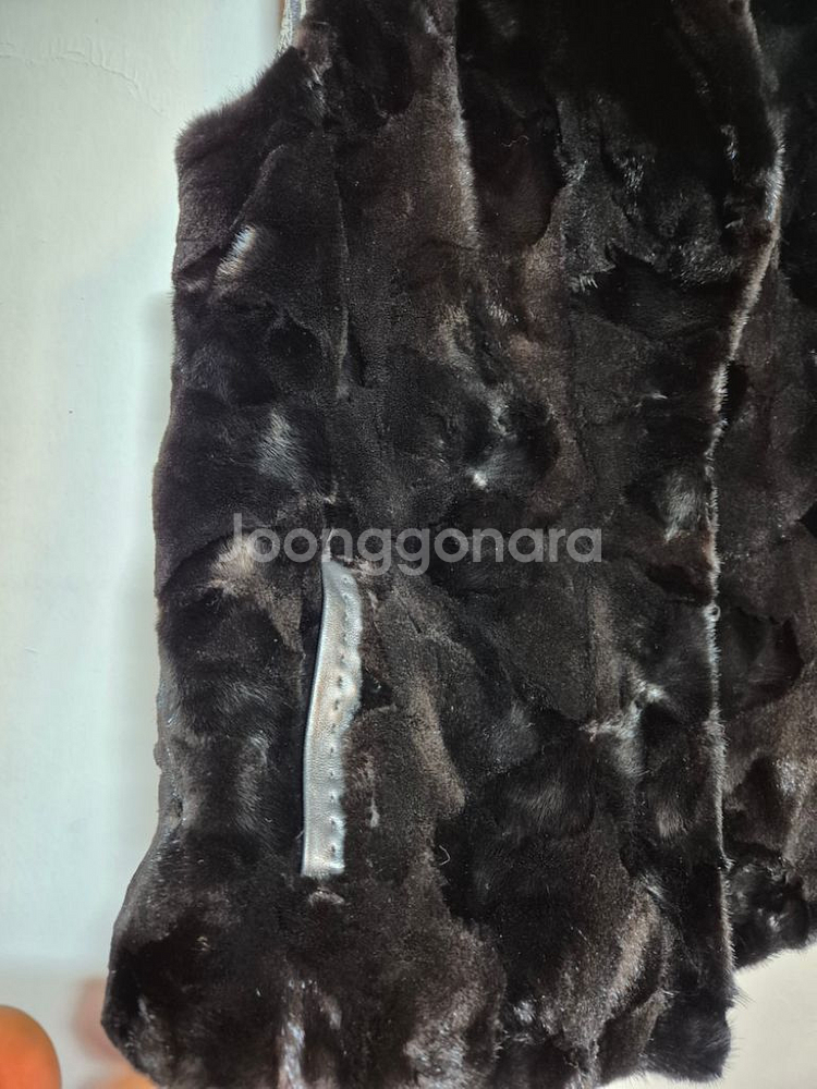 리얼깍아밍크조끼 92--2