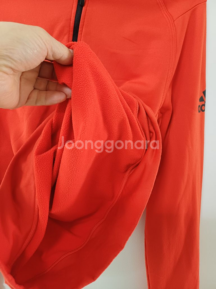 여성 아디다스 런닝 기모 겨울 긴팔티셔츠 (스판95)--3