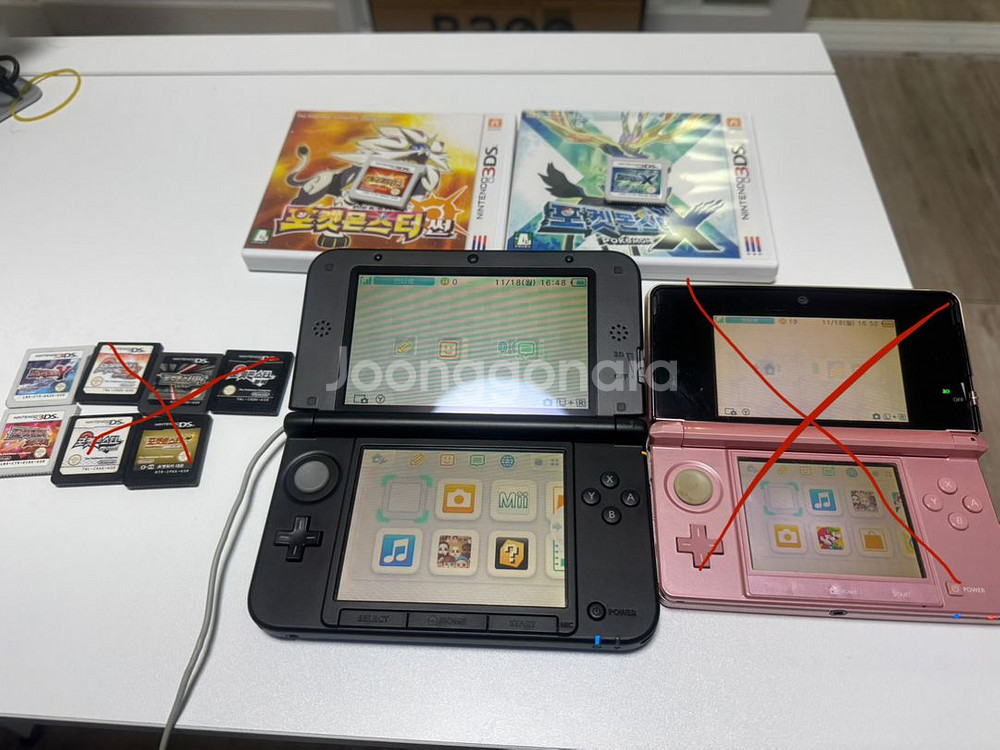 닌텐도 3ds xl 블루 구큰다수--1