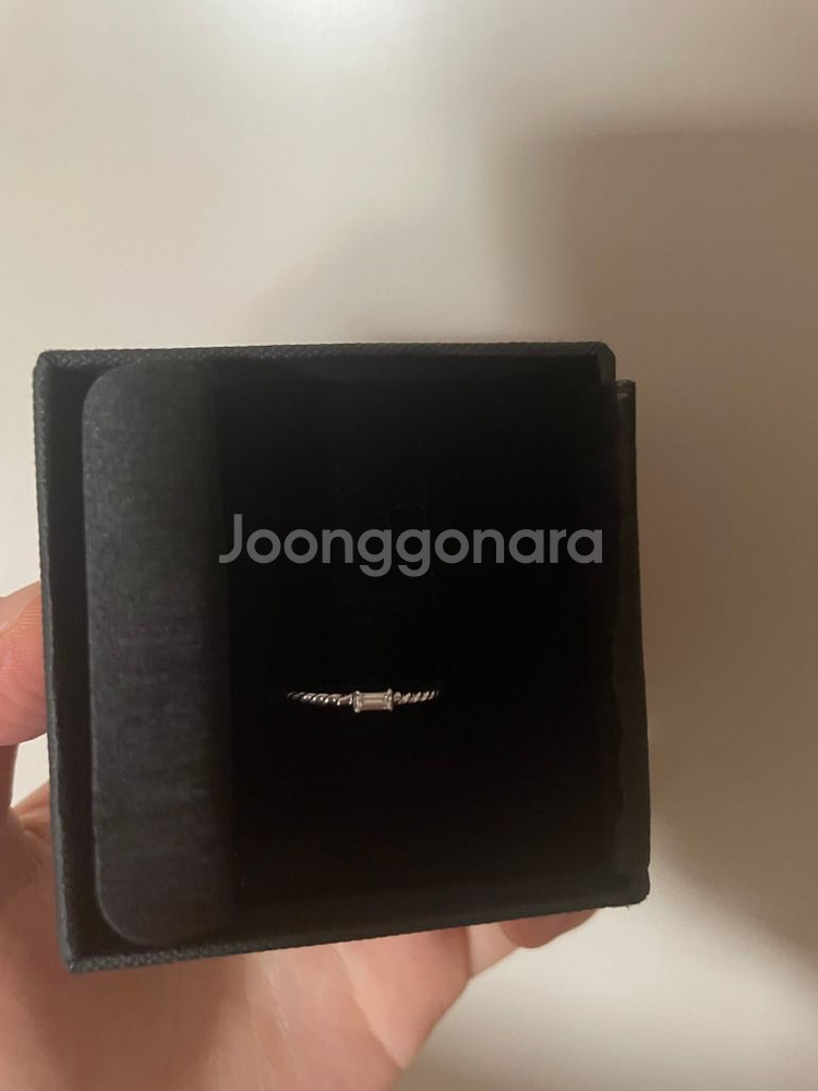 18k 스퀘어 다이아 반지--5