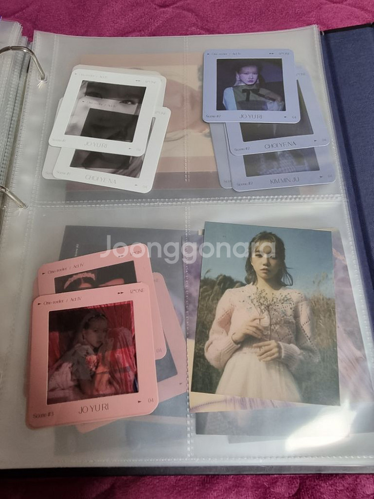 아이즈원 조유리 원릴러 앨범 구성품 콤프--1