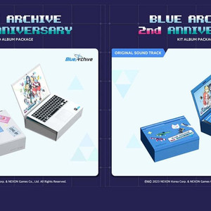 블루아카이브 1주년 CD+KIT 앨범 세트 포스터