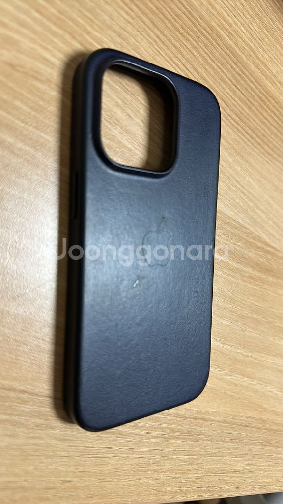 아이폰 14프로 정품 가죽 케이스--2