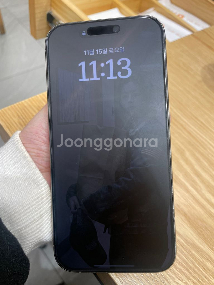 아이폰 15pro 128 그레이--1