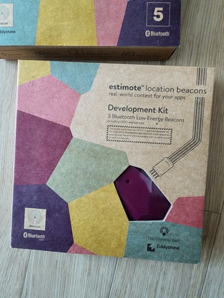 estimote Location beacon 비콘개발킷--3