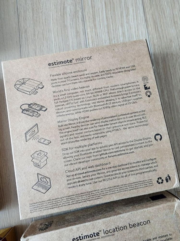 estimote Location beacon 비콘개발킷--6