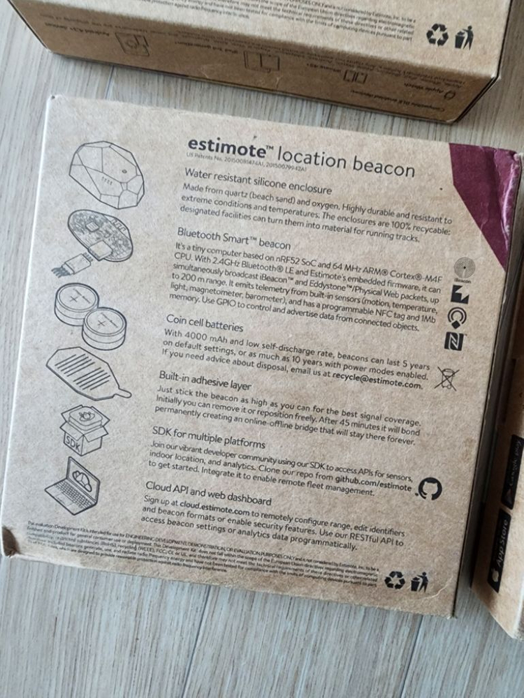 estimote Location beacon 비콘개발킷--7
