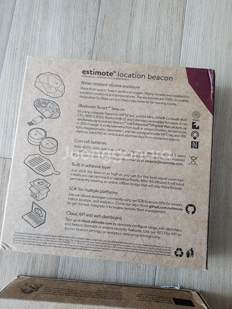 estimote Location beacon 비콘개발킷--9