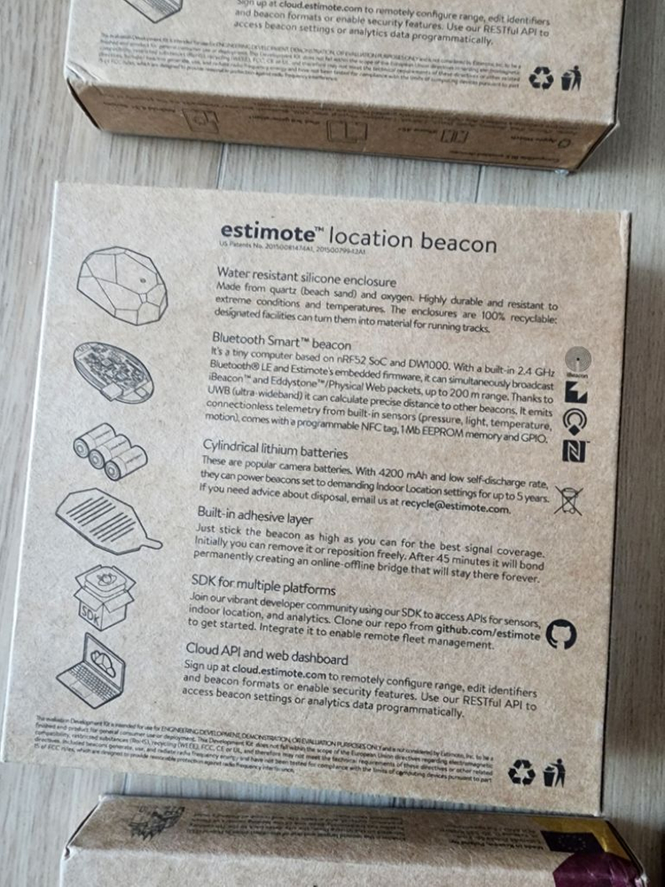 estimote Location beacon 비콘개발킷--8