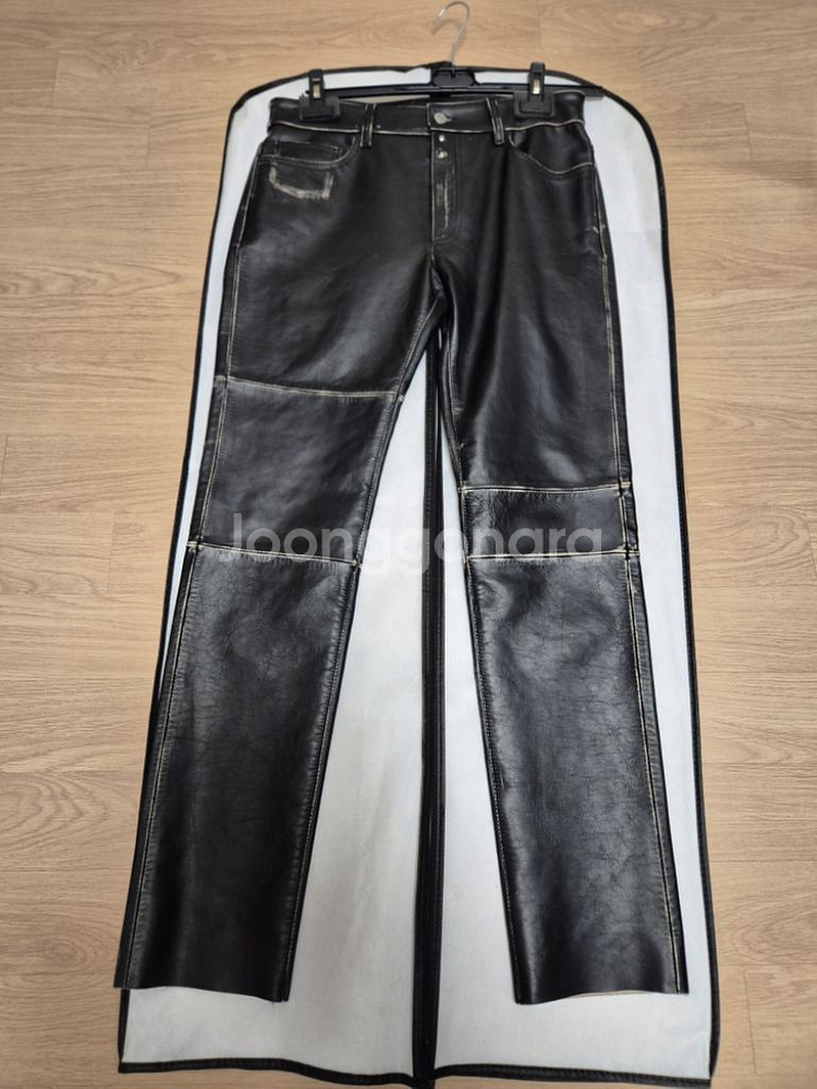 MM6 maison margiela 가죽 바지, 팬츠--2