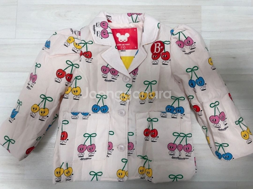 베베드피노110 베베드피노 체리퀄팅자켓 경량패딩 110--1