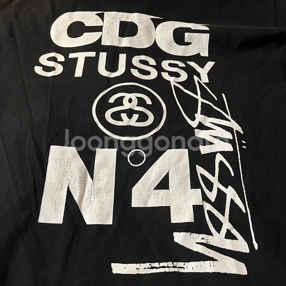 CDG x STUSSY 반팔--1