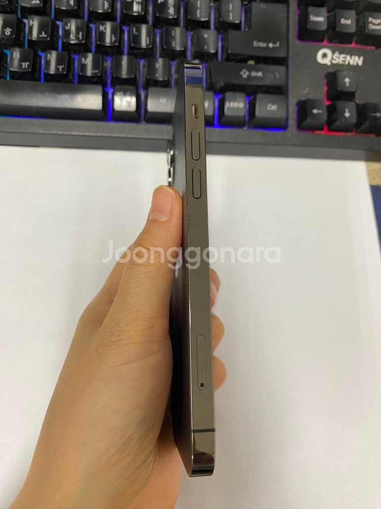 아이폰12프로 그래파이트 AA급 128G 배터리100%--6