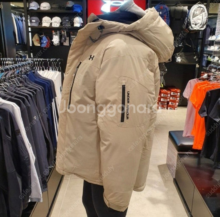 한파 최고 아이템, 언더아머 패딩 품절상품 상태 A+--6
