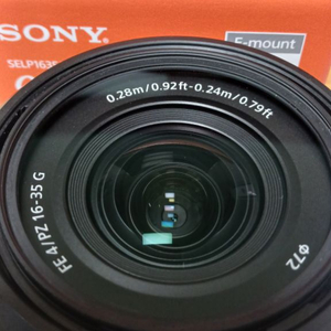 sony E-mount pz16-35 f4 G렌즈