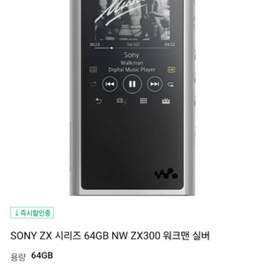 소니 ZX 64GB NW ZX300