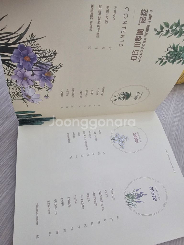 산림청 컬러링북 정원 예술이 되다 (색연필 포함)--4