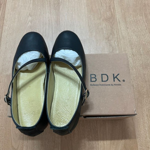 BDK 송아지가죽 플랫 블랙 225