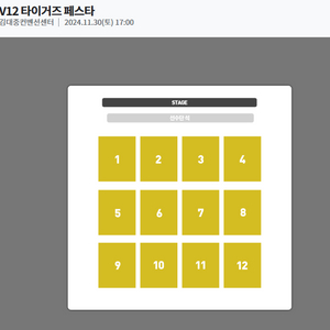 기아 V12 타이거즈 페스타 호마당 4구역