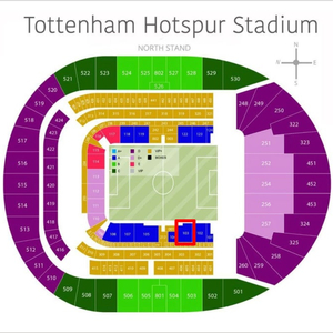 토트넘vs풀럼 런던 토트넘홈 직관 티켓 103번 구역