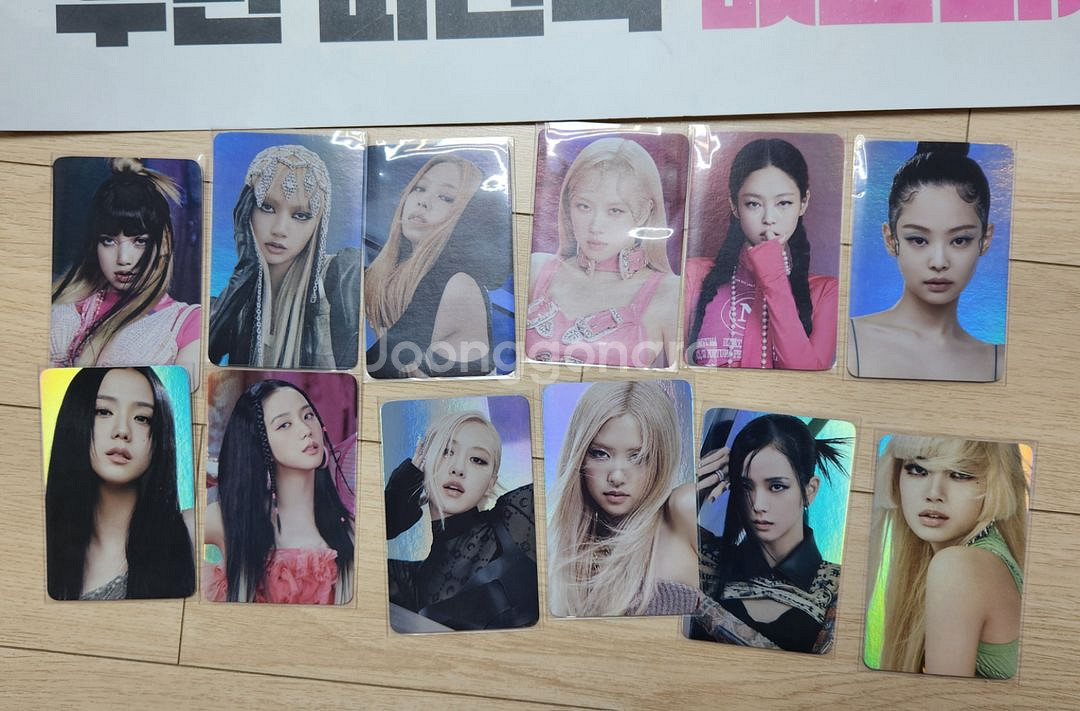2022 블랙핑크 월드투어 본핑크 포토카드 굿즈--1