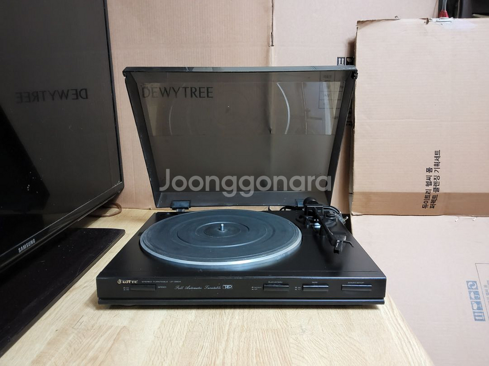 롯데 LP 턴테이블 LP390A (오디오 앰프 음향기기--2