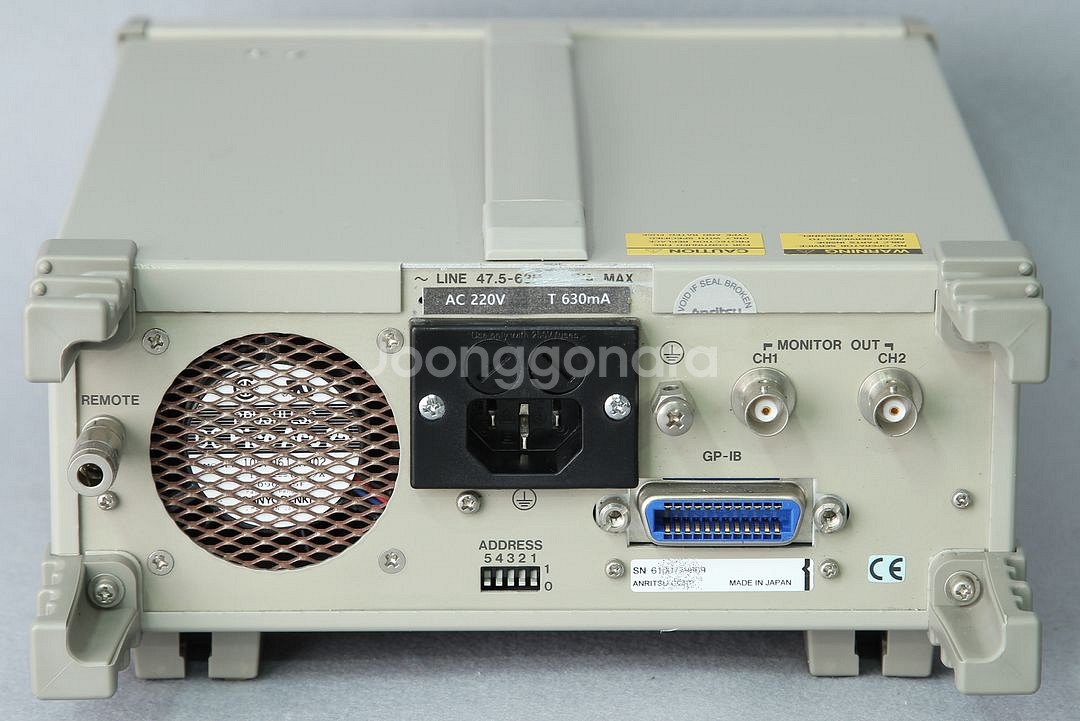 Anritsu MG9001A 안정화 광원--4