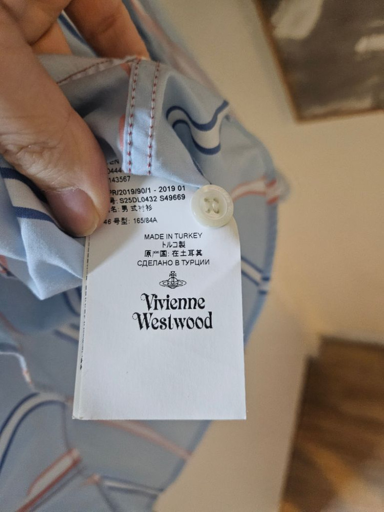 비비안웨스트우드 남성 체크셔츠--3