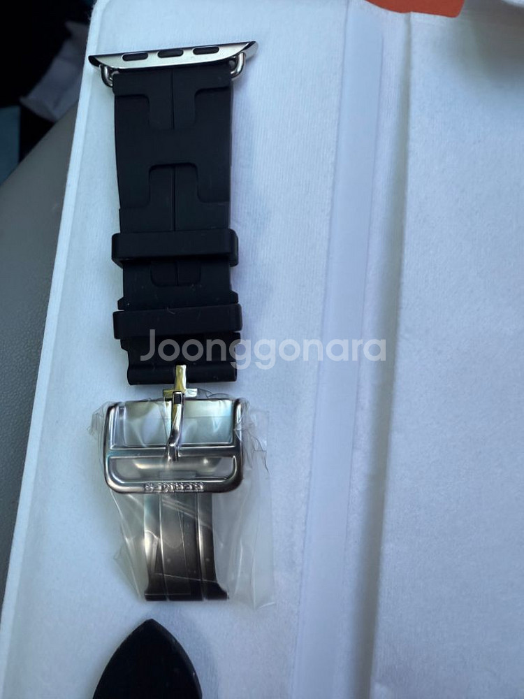 애플워치 에르메스 싱글투어 킬림 누아46mm--1