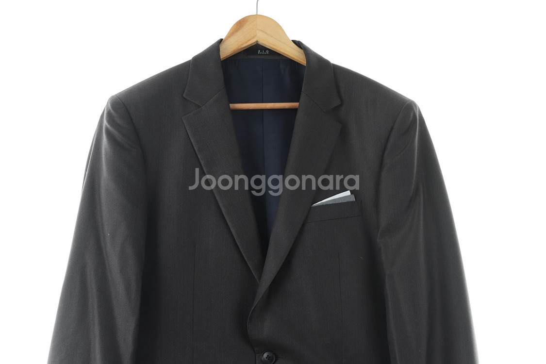 (L) 지오송지오 정장 슈트 자켓 블레이저 브라운 모--1