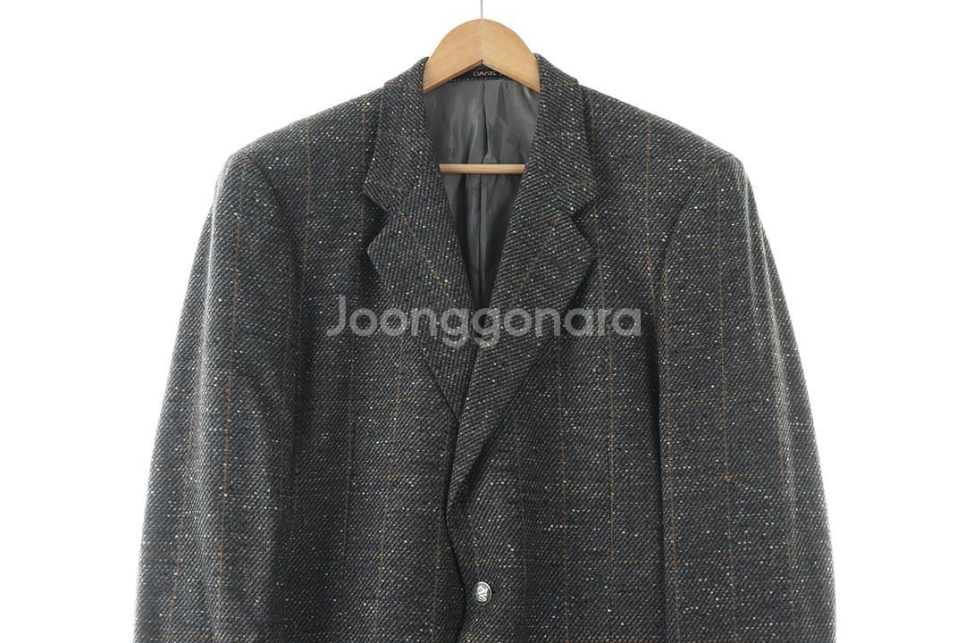 (L) 닥스 정장 슈트 자켓 블레이저 그레이 캐시미어--1
