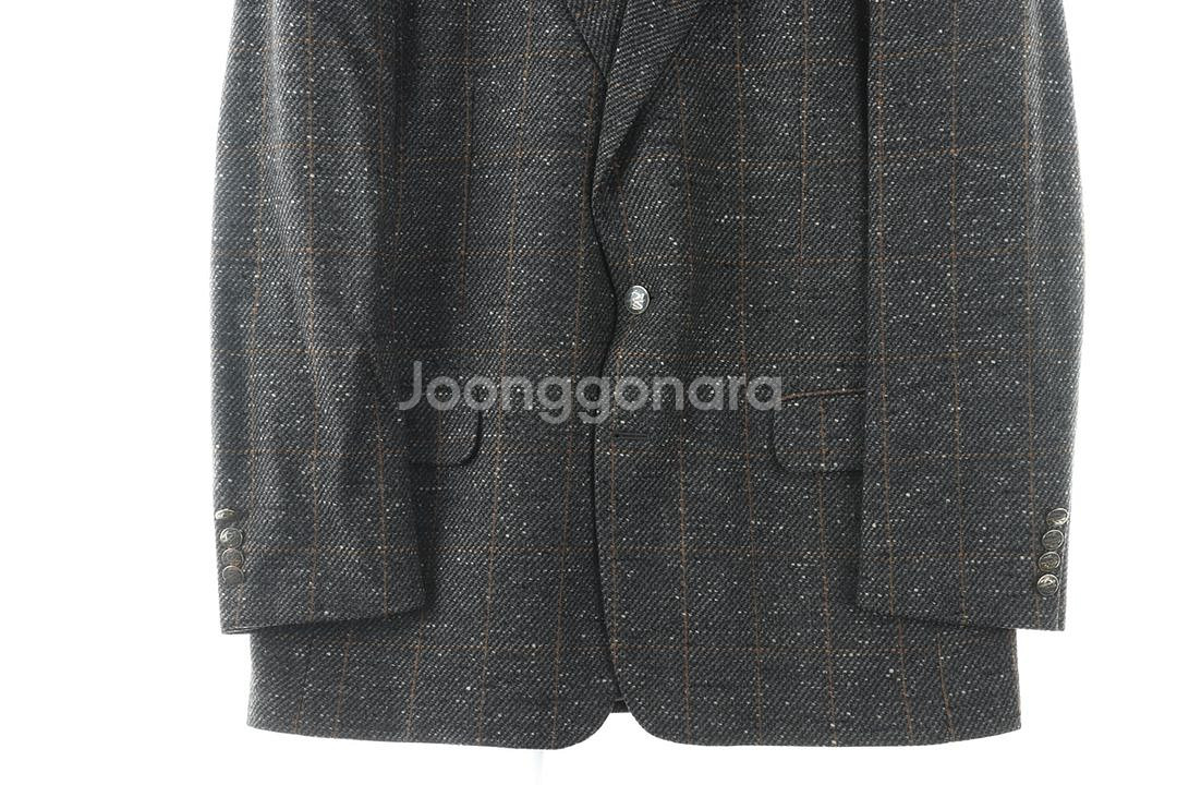 (L) 닥스 정장 슈트 자켓 블레이저 그레이 캐시미어--2