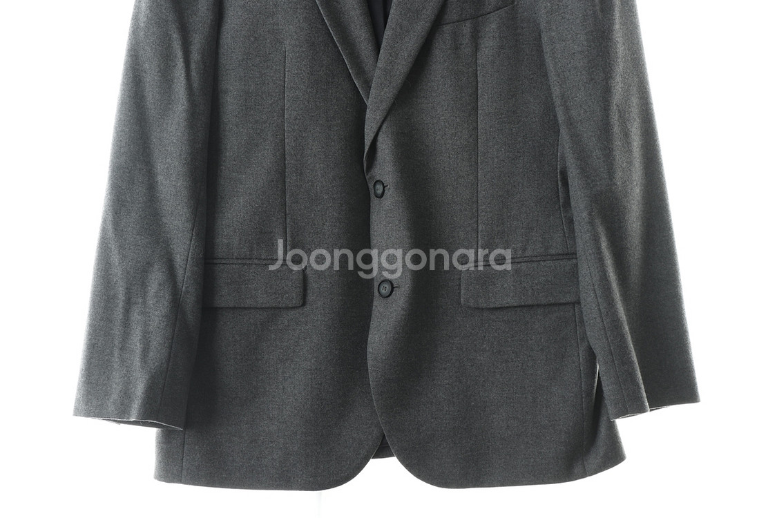 (XL) 바쏘옴므 정장 슈트 자켓 블레이저 그레이--2