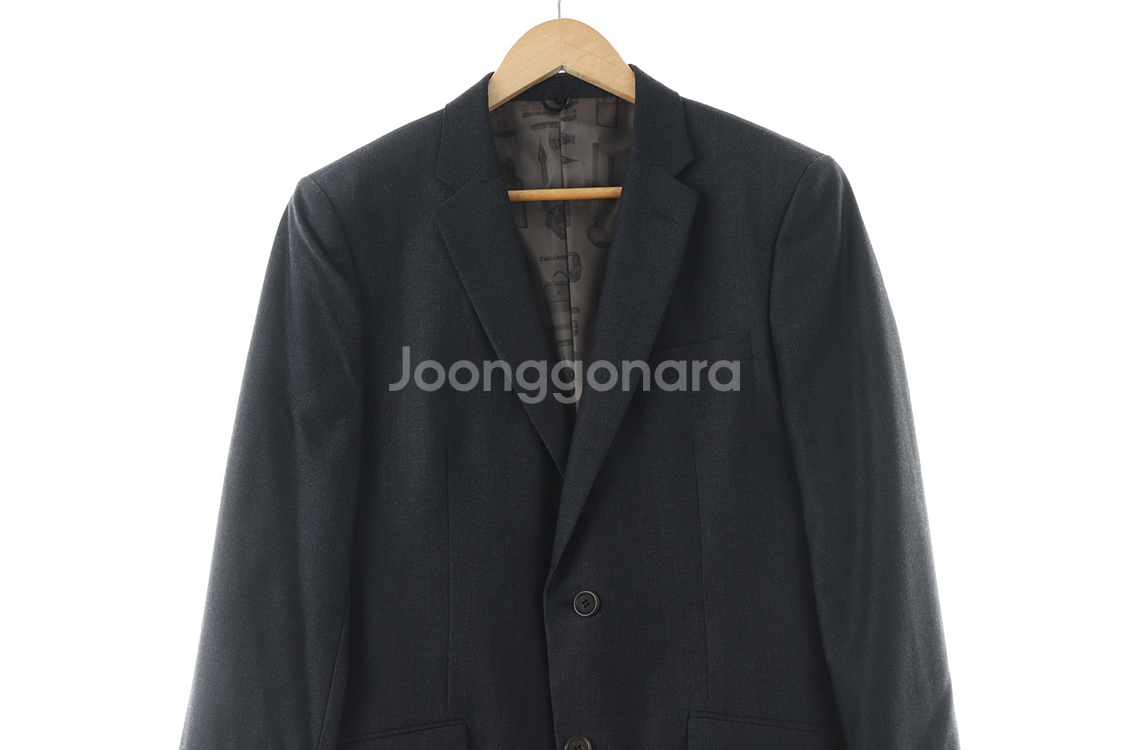(XL) 커스텀멜로우 정장 슈트 자켓 블레이저 그레이--1