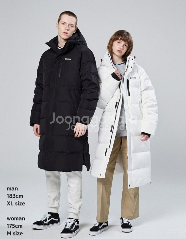 Dickies정품)디키즈20FW156웜업덕다운롱패딩미개--2