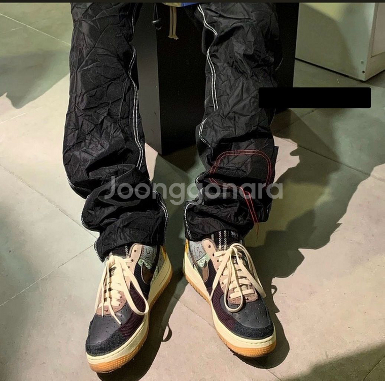 CDE 스티치 링클 팬츠 블랙 L (강혁디자이너맛)--1