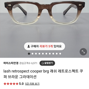 래쉬(lash) 쿠퍼(Cooper) Retrospect