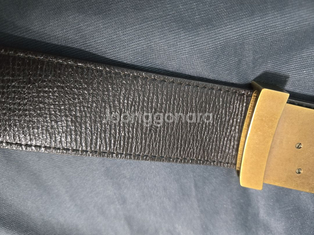 무료배송 루이비통 벨트 유타 lv 정품 진브라운--3