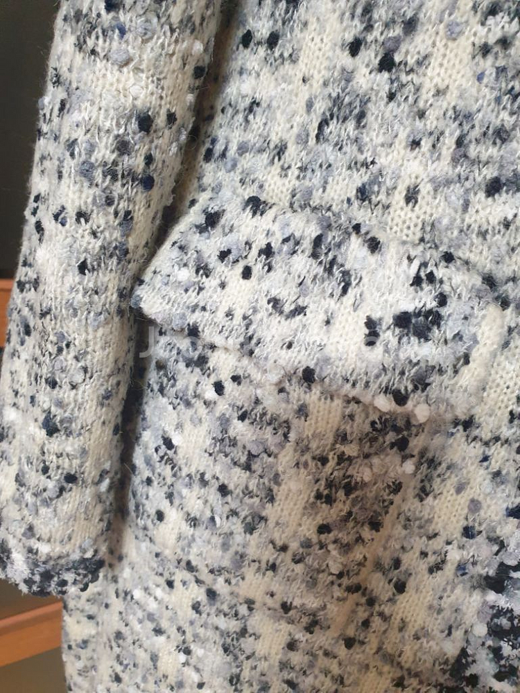 (새제품)트위드 니트자켓+골지니트원피스--7