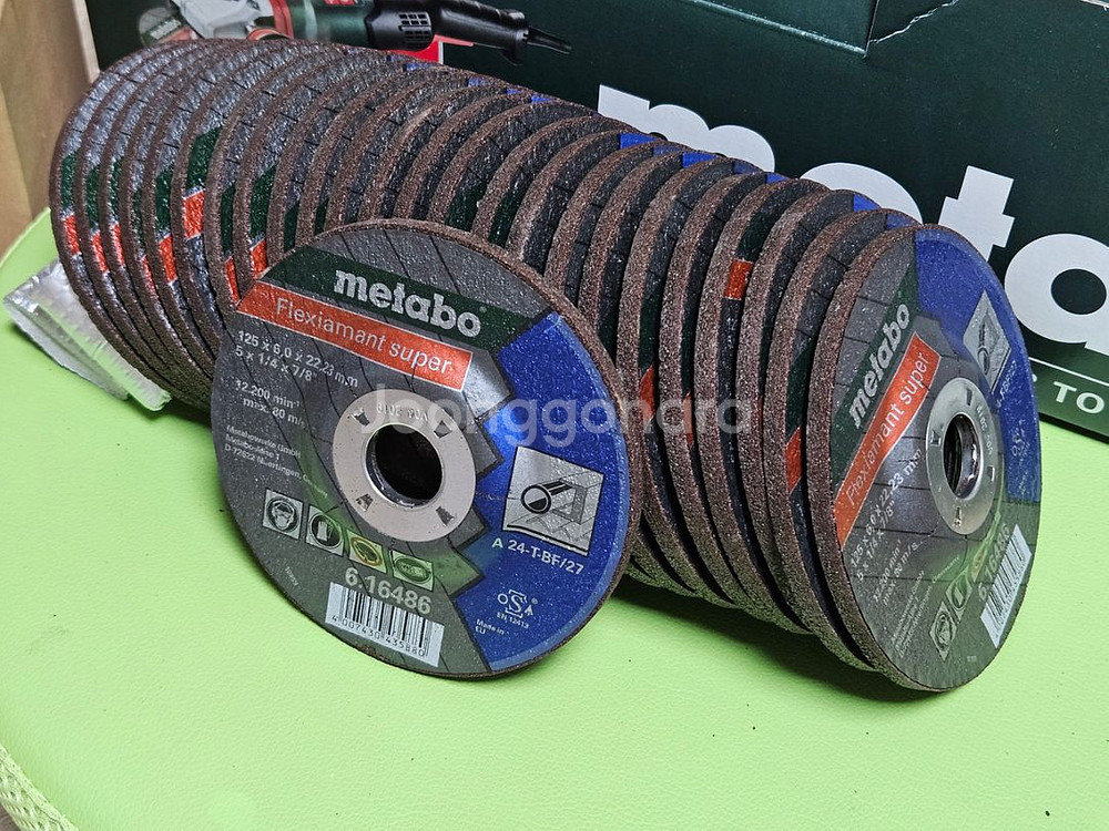 미개봉+정품연마석]메타보그라인더 WEV17-125퀵RT--4