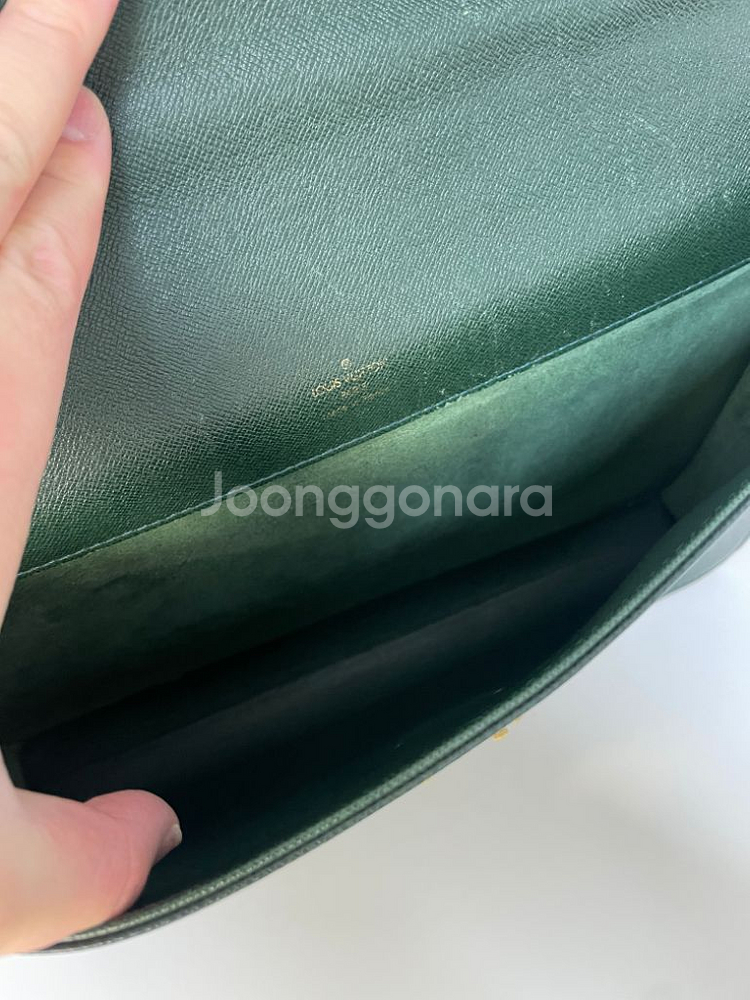 루이비통 타이가 그린 브리프케이스 서류가방--8