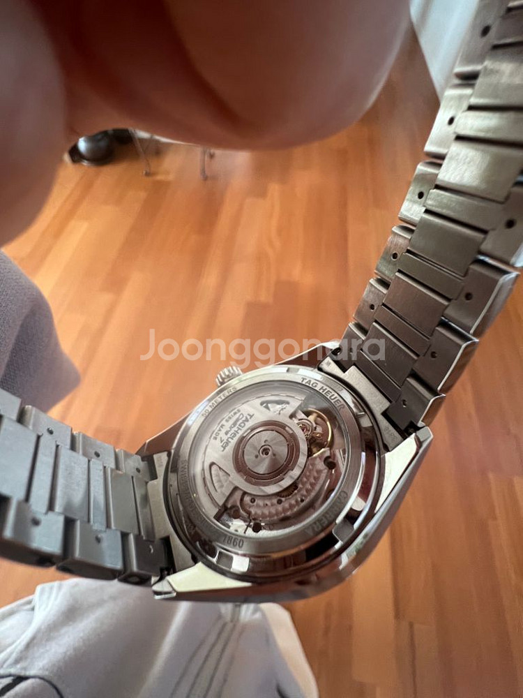 (풀박)태그호이어 까레라 오토매틱 36mm 핑크 바비--6