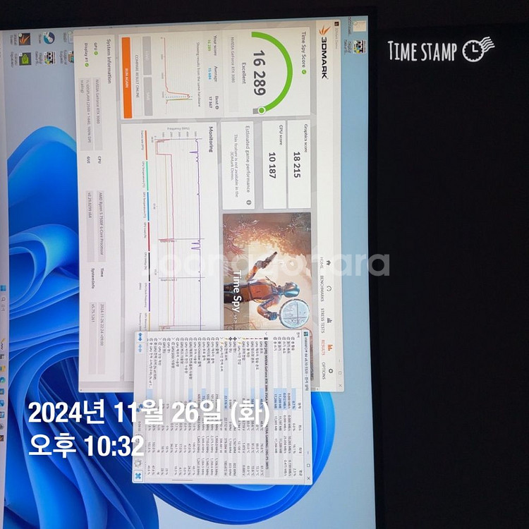 그래픽카드 에브가 3080 ftw3 10g팝니다--6