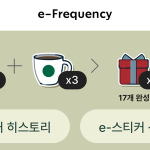 스벅 프리퀀시 4개 일괄 판매(미션1, 일반3)