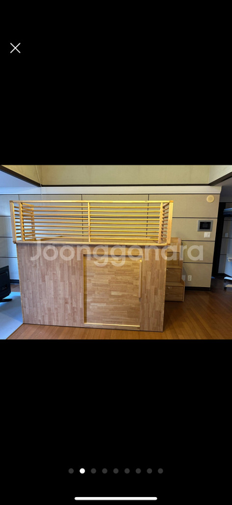 갑부가구 원목 2층 벙커 침대--1