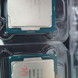 CPU i3-9100f 2개 일괄판매