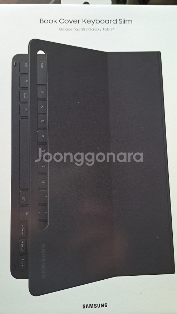 삼성 갤럭시탭s7 s8 정품키보드북커브 미개봉--0